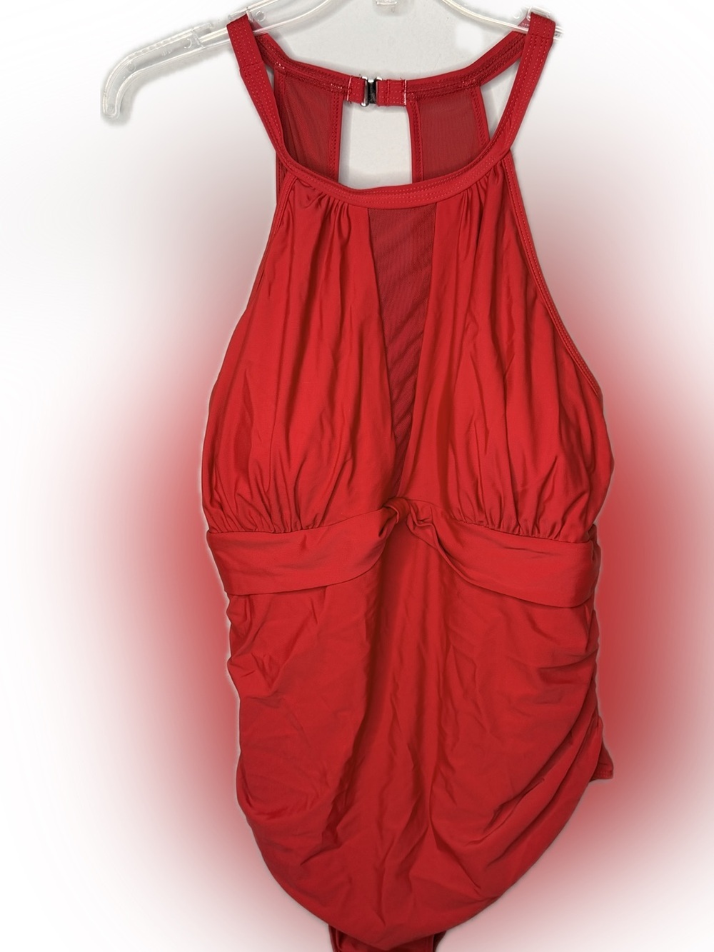 Tempt Me Red One Piece Bathing Suit nwt